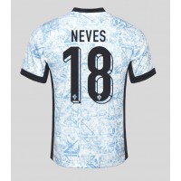 Portugalsko Ruben Neves #18 Vonkajší futbalový dres ME 2024 Krátky Rukáv